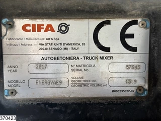 Iveco Stralis 2017 - 300 CNG 8x2, EURO 6, CIFA 9m3, CNG, Retarder image 12