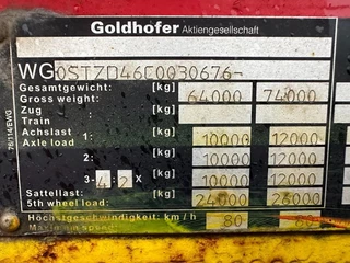 Goldhofer N/A 2012 - TRIPPLE EXTENDABLE , TOTALE 51 M 4 AXLE STEERING afbeelding 6