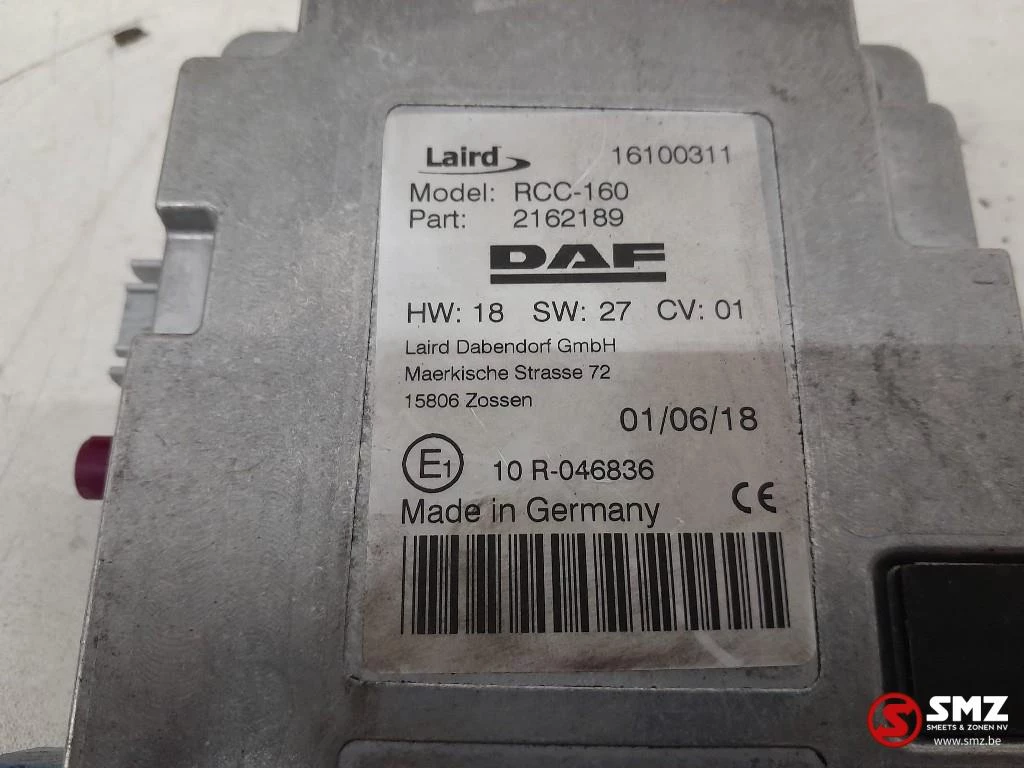 DAF 2018 - Occ ECU telefooninterface regeleenheid DAF zdjęcie 6