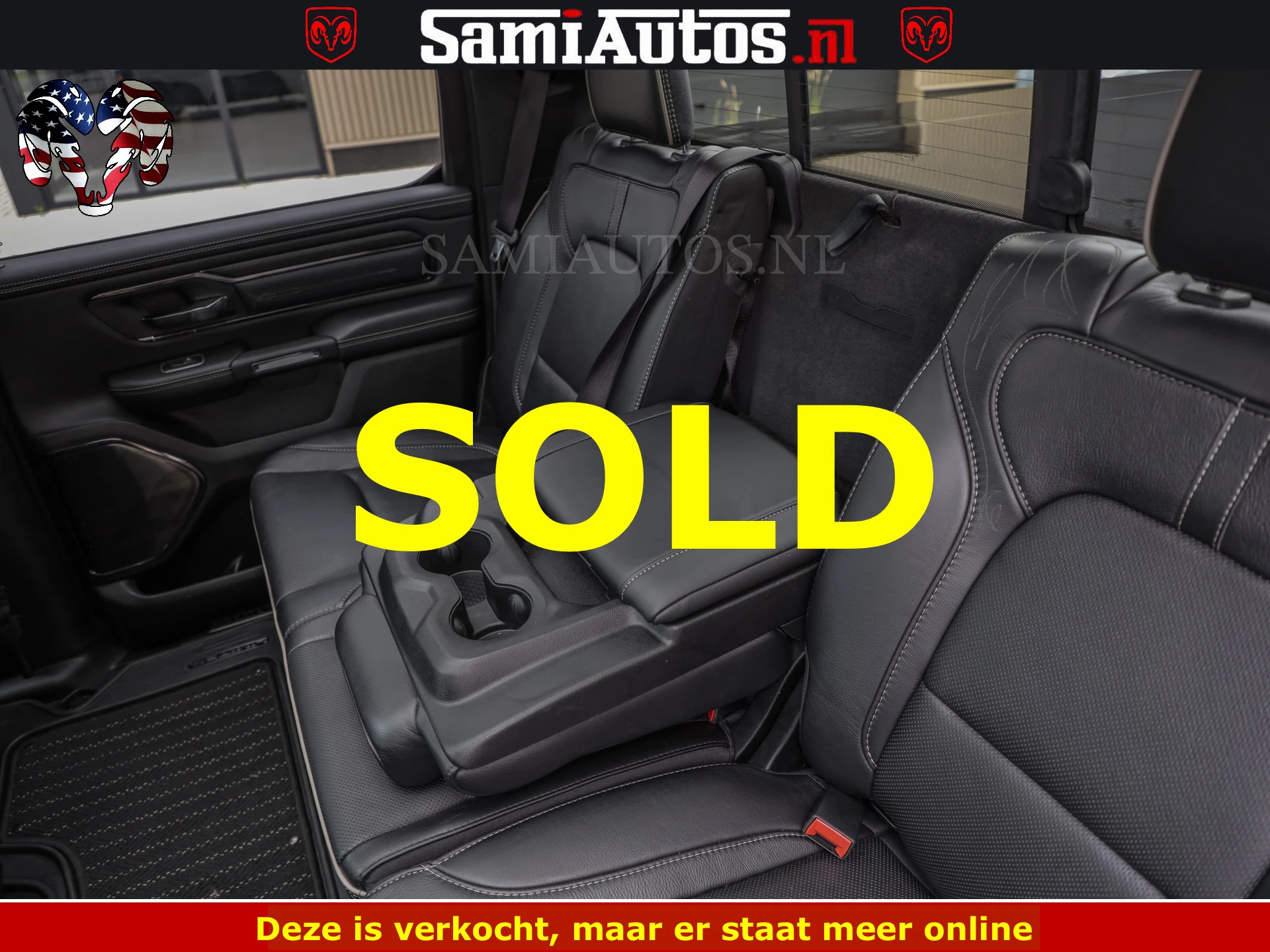 Dodge Ram 1500 2022 - LIMITED NIGHT | BOM VOL | HUD | MWK | LUCHTVERING | PANODAK | afbeelding 61