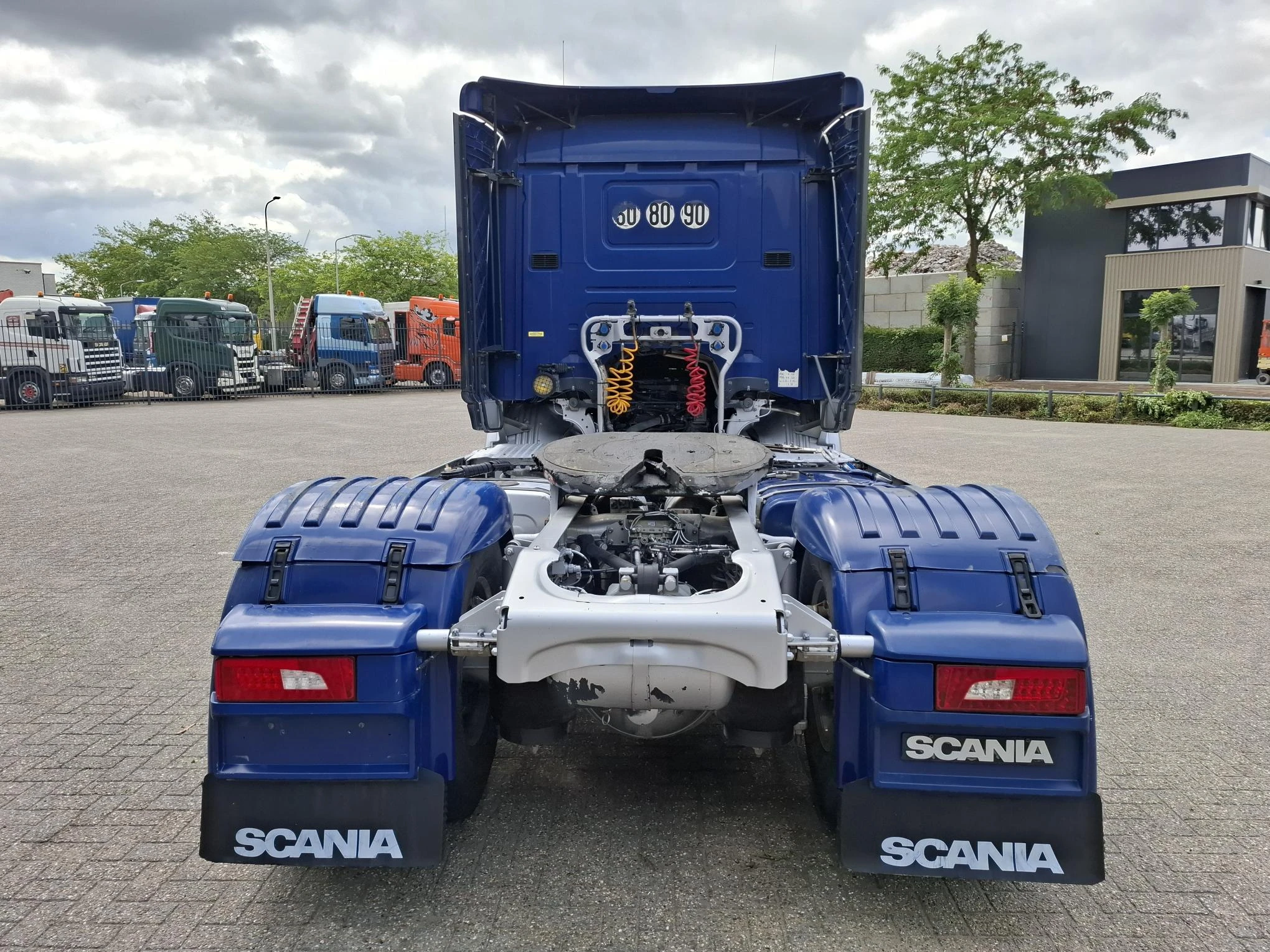 Scania G - G490 / RETARDER / HYDRAULICS / TUV:15-10-2026 / ALCOA / XENON / FULL-AIR / AUTOMATIC / EURO-6 / 2014 Bild 4