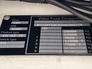 Volvo FH 2018 - 13.540 6x2 - HIAB Hooklift 21T - Retarder - 4.60 WB - Full air obrazek 34