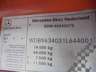 Mercedes-Benz Actros 2012 - 1942 LS NL TRUCK bild 17