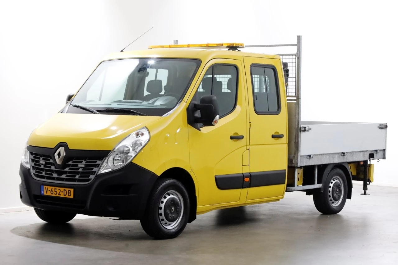 Renault Master 2016 - T35 2.3 dCi 130pk E6 L2H1 D.C. Open Laadbak + HIAB 013T Kraan 12-2016 imagen 11