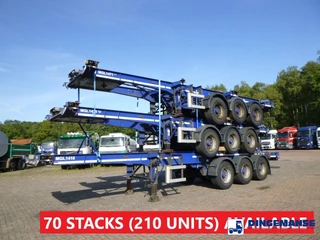 Dennison Stack - 3 x container trailer 20-30-40-45 ft 2013 zu verkaufen