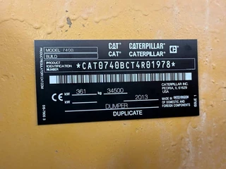Cat N/A 2013 - 740 B imagen 9