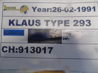 Klaus 20FT 1991 - N/A obrazek 26