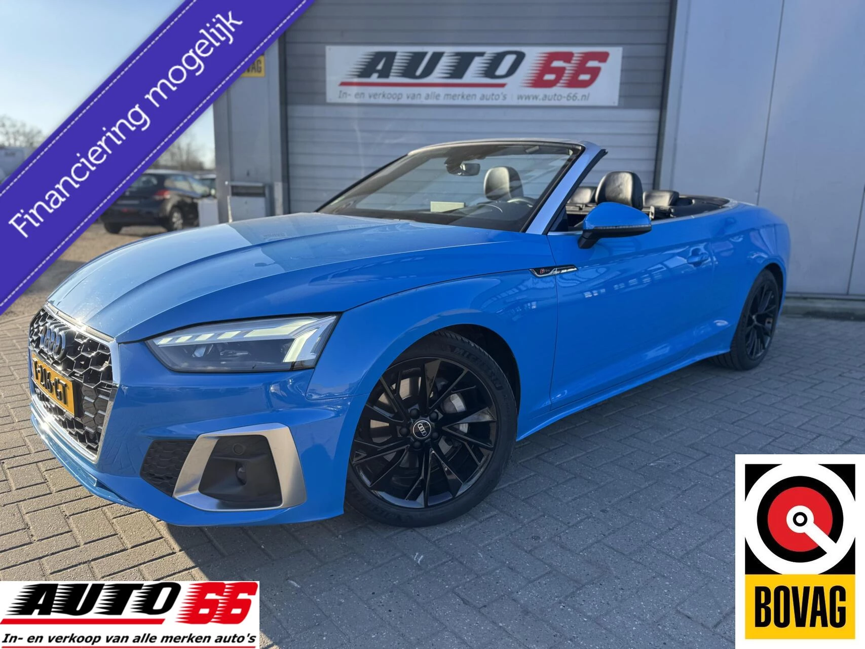 Audi A5 2021 - Cabriolet 40 TFSI quattro S edition 204 PK Automaat, Stoel, NEK, VIRTUAL afbeelding 1