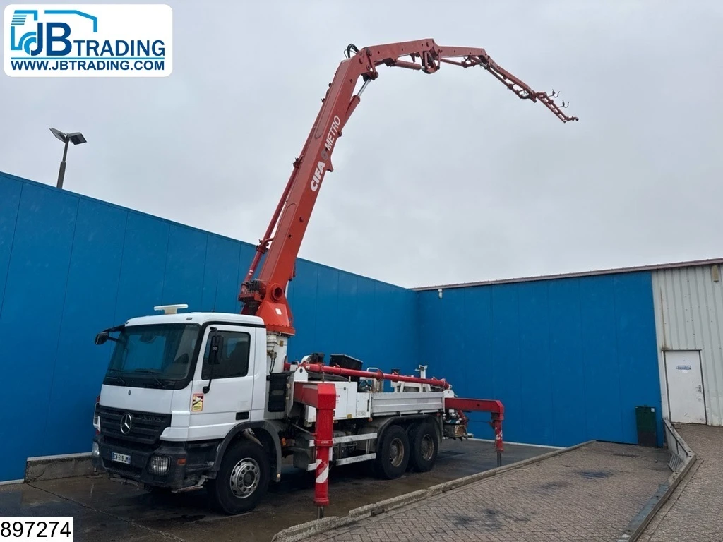 Mercedes-Benz Actros 2004 - 2636 6x4, EURO 3, CIFA METRO 31, Steel afbeelding 1