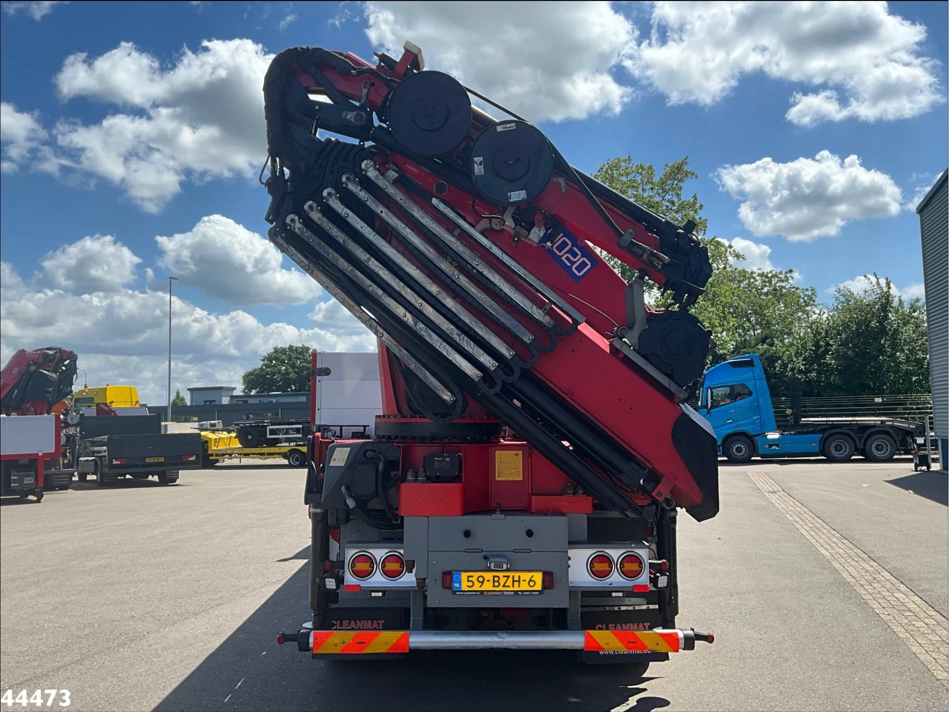 DAF FAQ CF 510 8x2 Euro 6 HMF 40 Tonmeter laadkraan + Fly-JIb 2015 obrázek 8