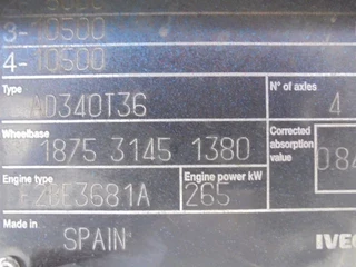 Iveco N/A 2012 - AD340T36 8X4 image 22