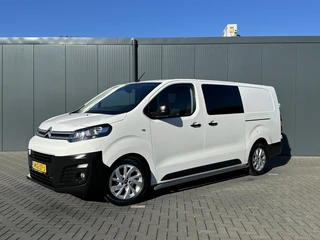 Citroën Jumpy 2021 - 2.0 BlueHDI 180 PK / AUTOMAAT / L3H1 / DUBBEL CABINE / 2x SCHUIFDEUR / TREKHAAK / CAMERA / BLIND SPOT / ECC / CRUISE / 6 PERSOONS afbeelding 2 miniatuur