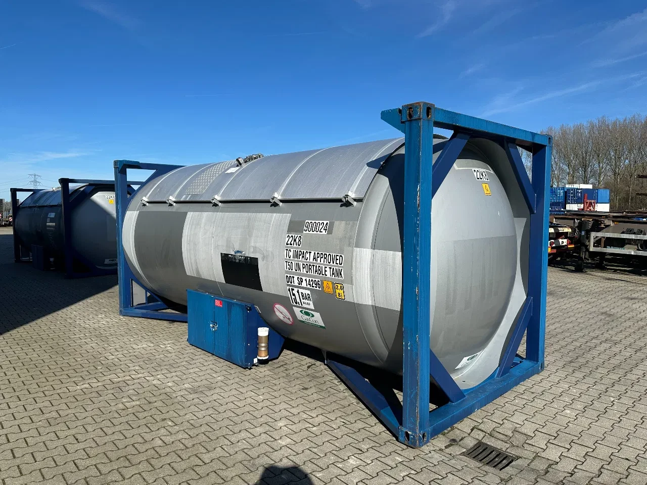 Diversen 2016 - 20FT ISO T50 Gastank / T50 / 25.000L / MAWP: 15,1 bar / 5Y- + CSC-inspection valid till 04-2028 zdjęcie 26