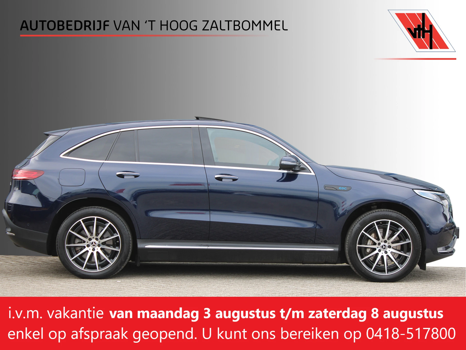 Mercedes-Benz EQC 2022 - 400 4MATIC 80 kWh (SOH 96,31%) AMG LINE SCHUIFDAK MEMORY DISTRONIC HEAD-UP image 1