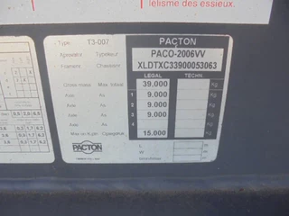 Pacton N/A 2006 - T3-007 NL KENTEKEN zdjecie 15