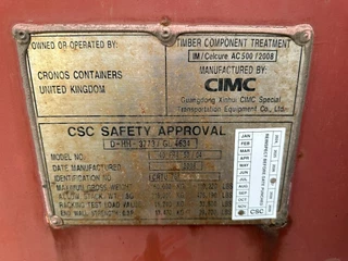 CIMC N/A 2008 - 40FT FLATRACK FLUSH FOLDING / CSC: 10/2027 / 10x available image 13
