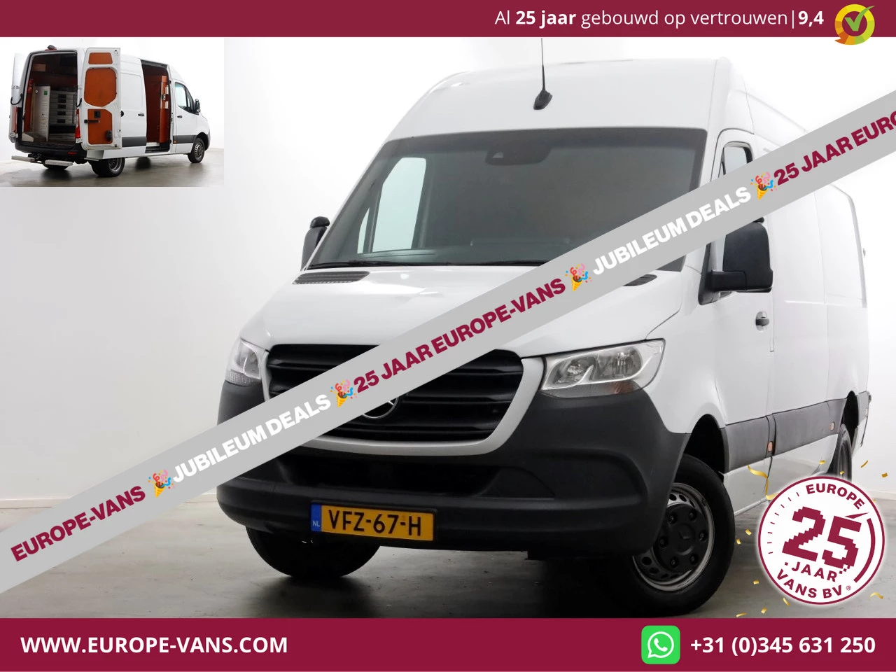 Mercedes-Benz Sprinter 2020 - 516 CDI 163pk 7G Automaat L2H2 Camera/Inrichting/230V/Trekhaak 3500kg 05-2020 obrázek 1