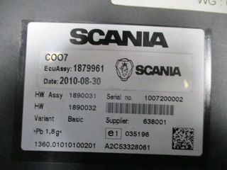 Scania - 1879961// 1890031 // 1890032 / 1879949 ECU COO7 R 480 EURO 5 imagen 2 miniatura