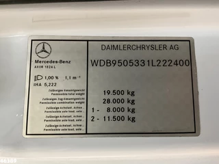 Mercedes-Benz Axor 1824 Euro 5 HMF 12 Tonmeter laadkraan Just 179.183 km! 2007 - N/A image 33