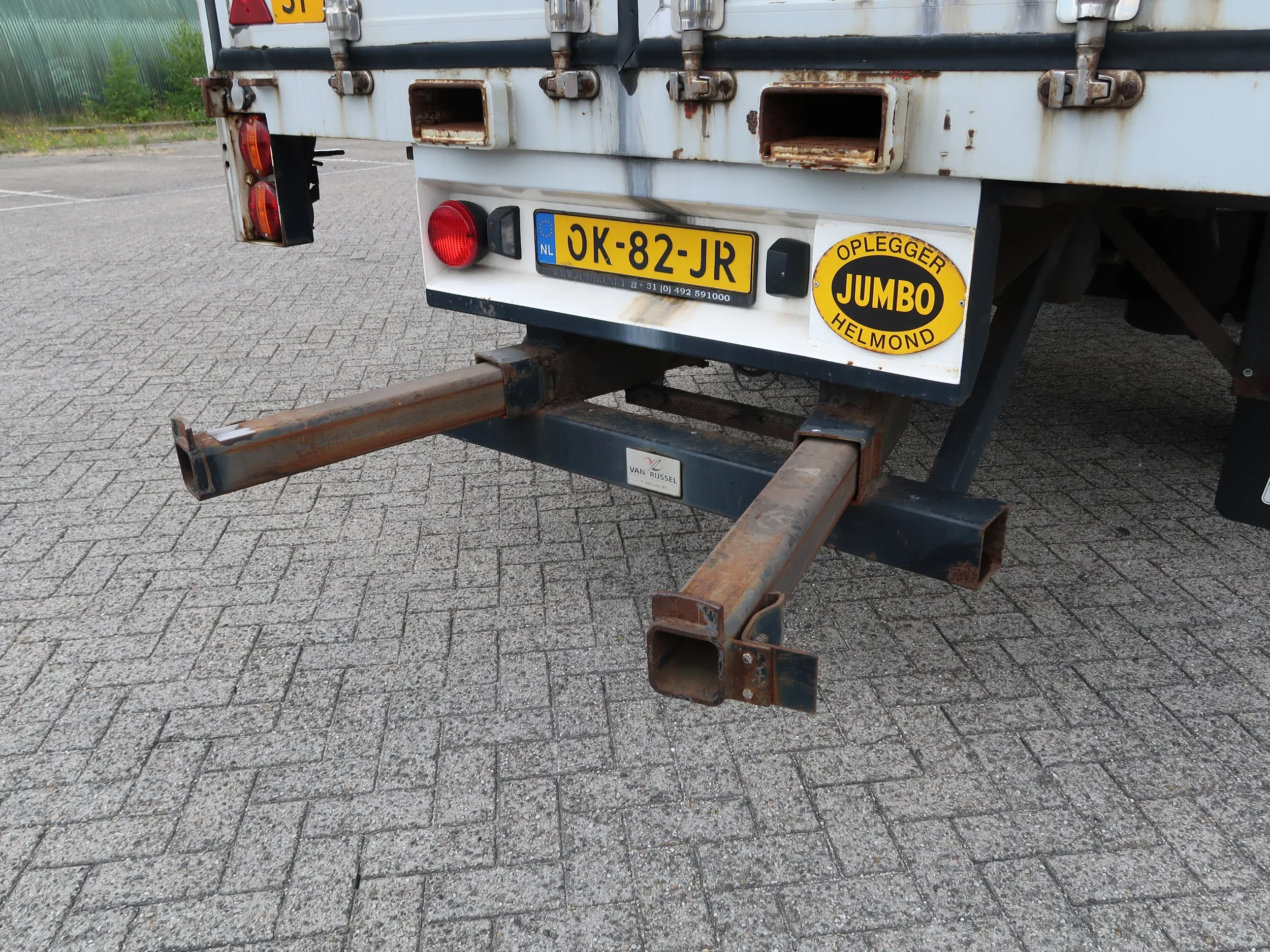 Jumbo DO 270SE 2008 - O4, Lift & Lenkachse BPW, Staplerhalter, 2 Units, TUV, NL Trailer TOP! afbeelding 12