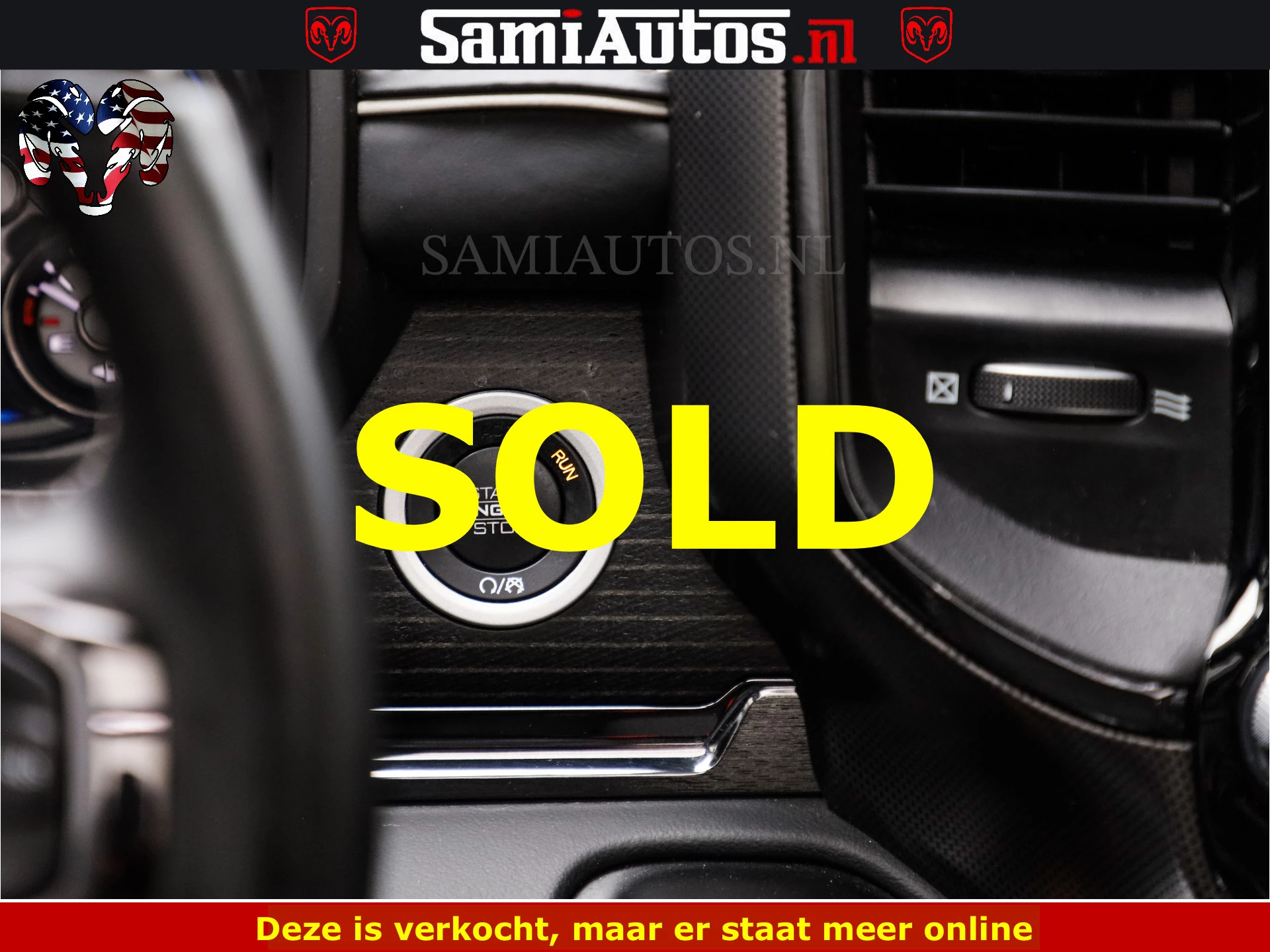 Dodge Ram 1500 2022 - LIMITED NIGHT | BOM VOL | HUD | MWK | LUCHTVERING | PANODAK | afbeelding 30