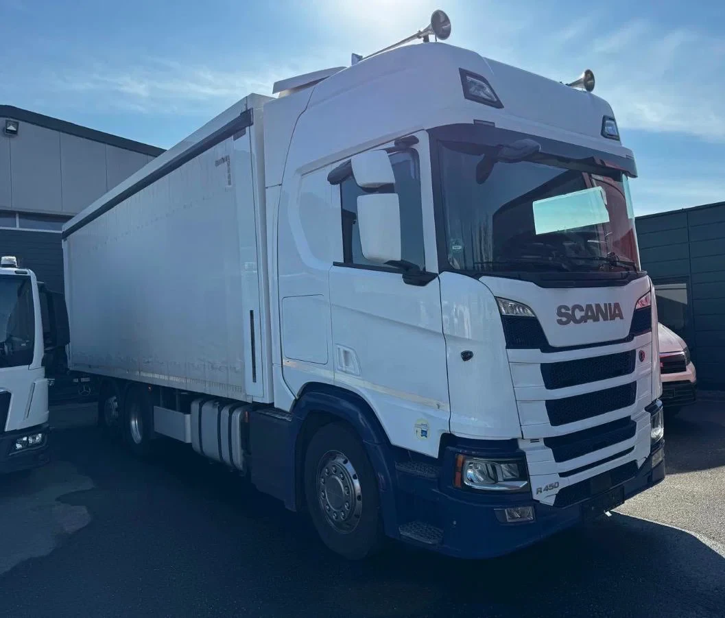 Scania R 2018 - R450 NGS Schuifzeil Steering Axle Retarder 2500kg LBW Full Air Alcoa's Euro 6 afbeelding 1