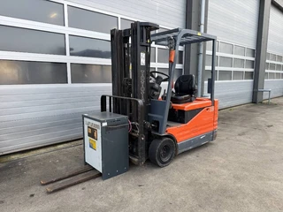 Toyota 2002 - 5FBE18 1.8 ton elektrische heftruck 1800kg triplex afbeelding 2 miniatuur