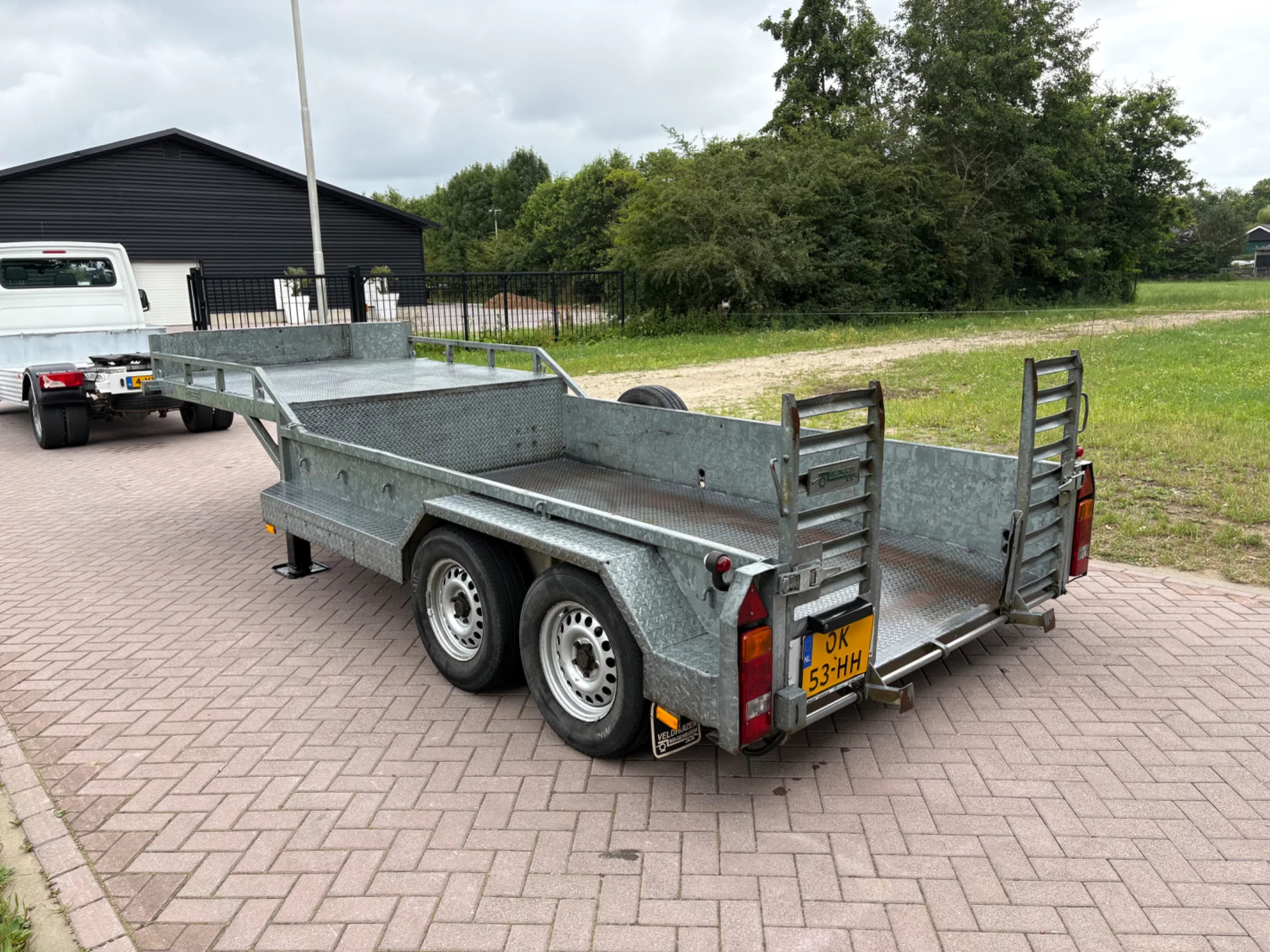 Veldhuizen 2008 - Be oplegger kuip dieplader 5.200 KG image 6