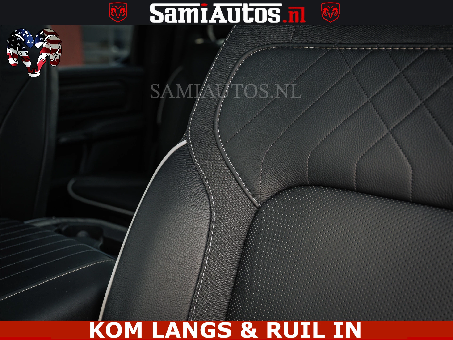 Dodge Ram Pick-Up 2024 - HULK Pack | Limited Night H.O 540HP 706Nm | Massage + Full Option | De Meest Luxe en Volle in zijn Klasse | Hulk Pack is meer prijs | Bild 15