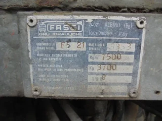 Volvo N 10 1989 - 6X6 L + FASSI image 14