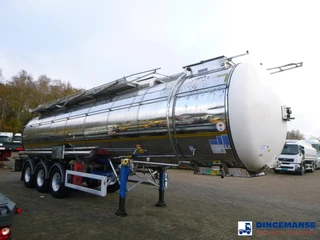 Feldbinder Chemical tank inox L4BH 37.5 m3 / 1 comp 2012 image 2 thumbnail