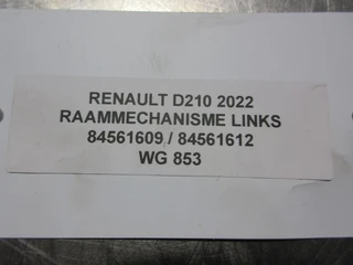 Renault - D210 84561609 / 84561612 RAAMMECHANISME LINKS EURO 6 2022 afbeelding 3 miniatuur