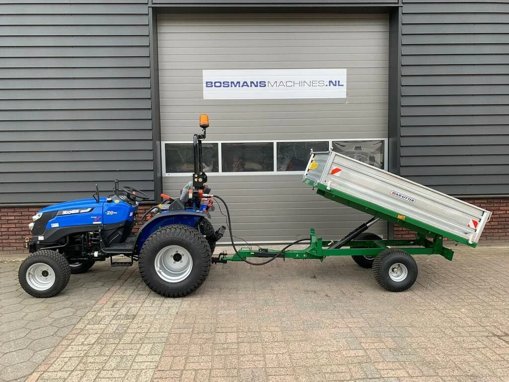 Kraffter 1.5 T kipper voor minitractor NIEUW 2025 afbeelding 1
