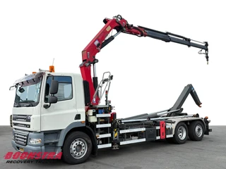 DAF CF 85.360 6x2 2010 - VDL Haakarm HMF 2200 K3 22 Ton Kraan 277.000km!!! Remote! afbeelding 3 miniatuur