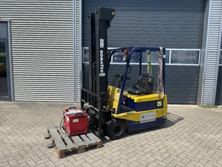 Komatsu FB15M3 2002 - Vorkheftruck Triple Mast & Side Shift + Lader zdjecie 2