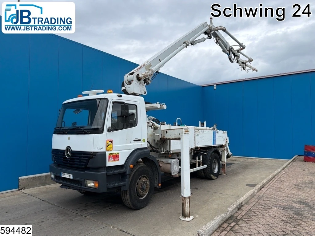Mercedes-Benz Atego 2002 - 1828 Euro 3, PTO, leaf steel suspension, Schwing afbeelding 1