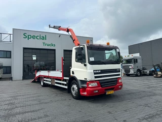 DAF CF 75 2001 - 310 / 4x2 / Palfinger PK3800A / Machine transporter / Oprijwagen te koop