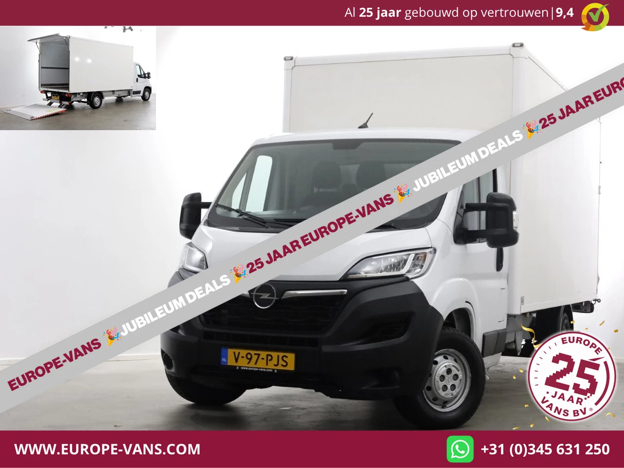 Opel Movano 2023 - 2.2D 140pk Bakwagen met laadklep 1.060kg laadvermogen 08-2023 obrázek 1