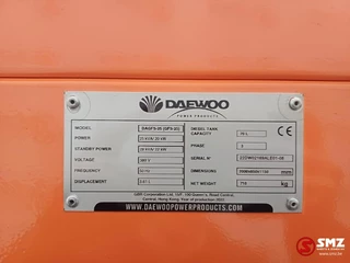 Daewoo N/A 2022 - Occ stroomgroep DAGFS-25 25KVA Daewoo obrazek 12