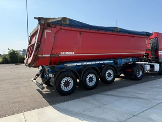 DAF XF 450 2018 - XF450 FT 4X2 I.C.M. 2016 Schmitz SGF*S3 27m3 stalen kipper immagine 12