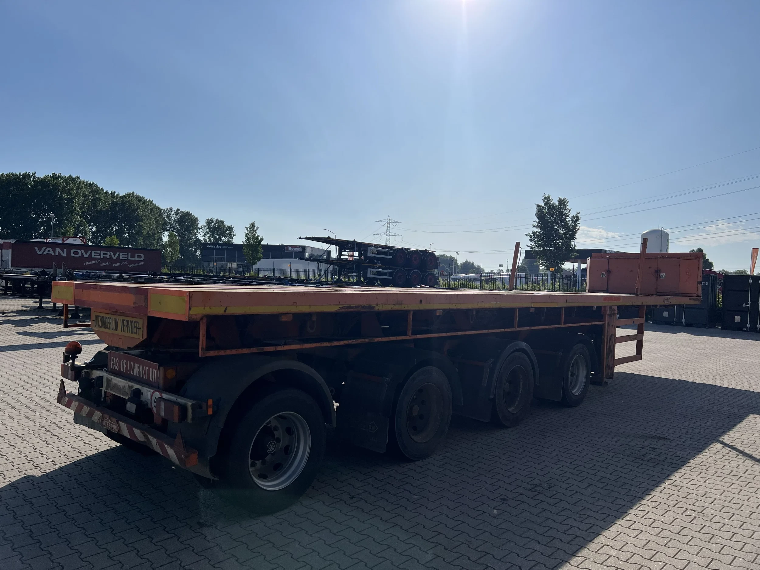 Nooteboom 1999 - OVB-73-04, 73 tons Ballast trailer, 4 axles, 3 hydraulic steering axles afbeelding 19