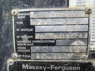 Massey Ferguson MF690-4WD 2000 - N/A obrazek 10