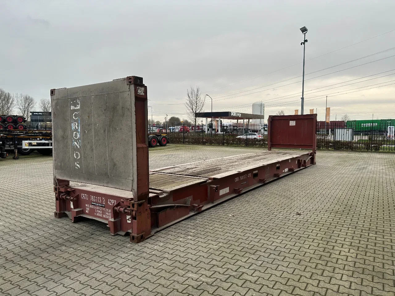 CIMC 2007 - 40FT FLATRACK FLUSH FOLDING / CSC-test: 12/2027 / 10x available afbeelding 4