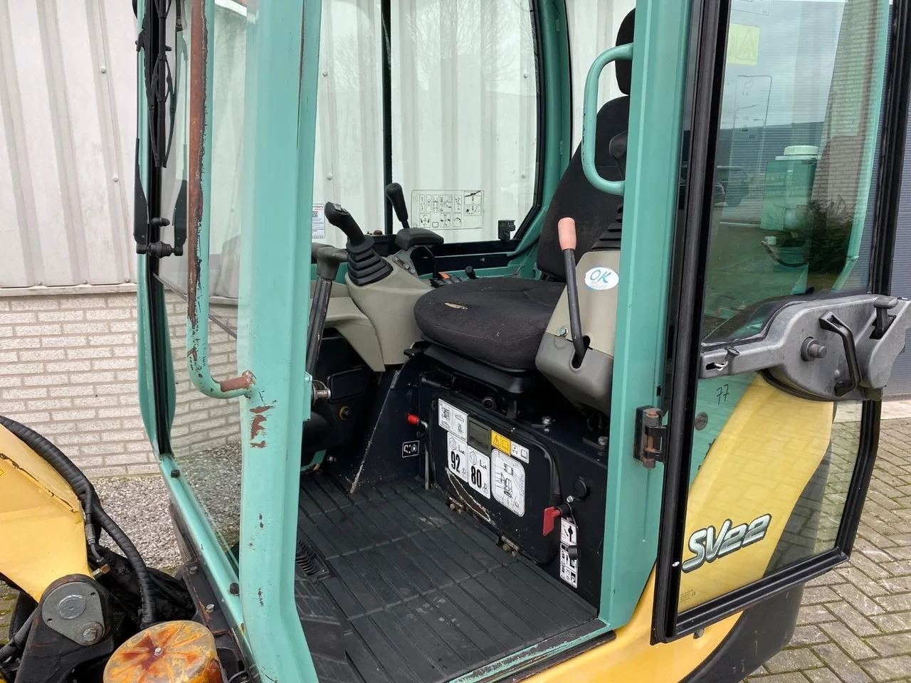 Yanmar 2015 - SV22 mini excavator, central greasing, 2015 year !! afbeelding 2