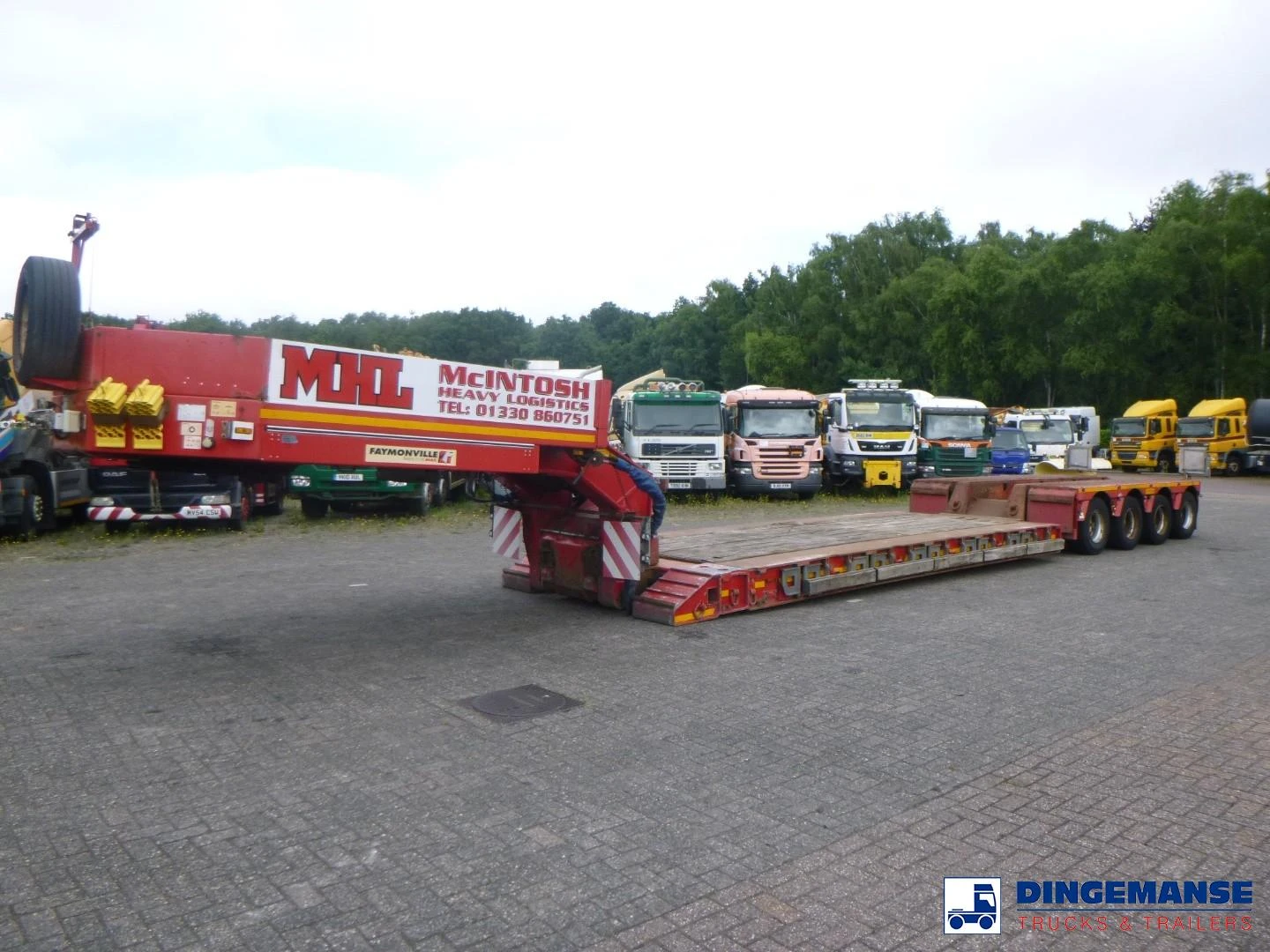 Faymonville 4-axle lowbed trailer 88t STBZ-4AV 2013 Bild 1