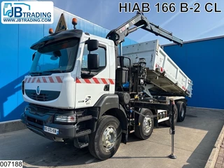 Renault N/A 2011 - Kerax 430 Dxi 8x4, EURO 5, Hiab, Kipper, Steel suspension te koop