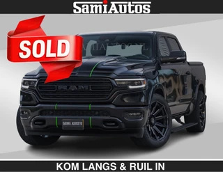 Dodge Ram Pick-Up 2021 - LIMITED 5.7 V8 HEMI | TOP STAAT | €59950,- excl | BOM VOL | HUD | LUCHTVERING | STRIPING | BREDE WIELEN | OPEN UITLAAT KLEP | ADAPTIVE | PANO | DC | zu verkaufen