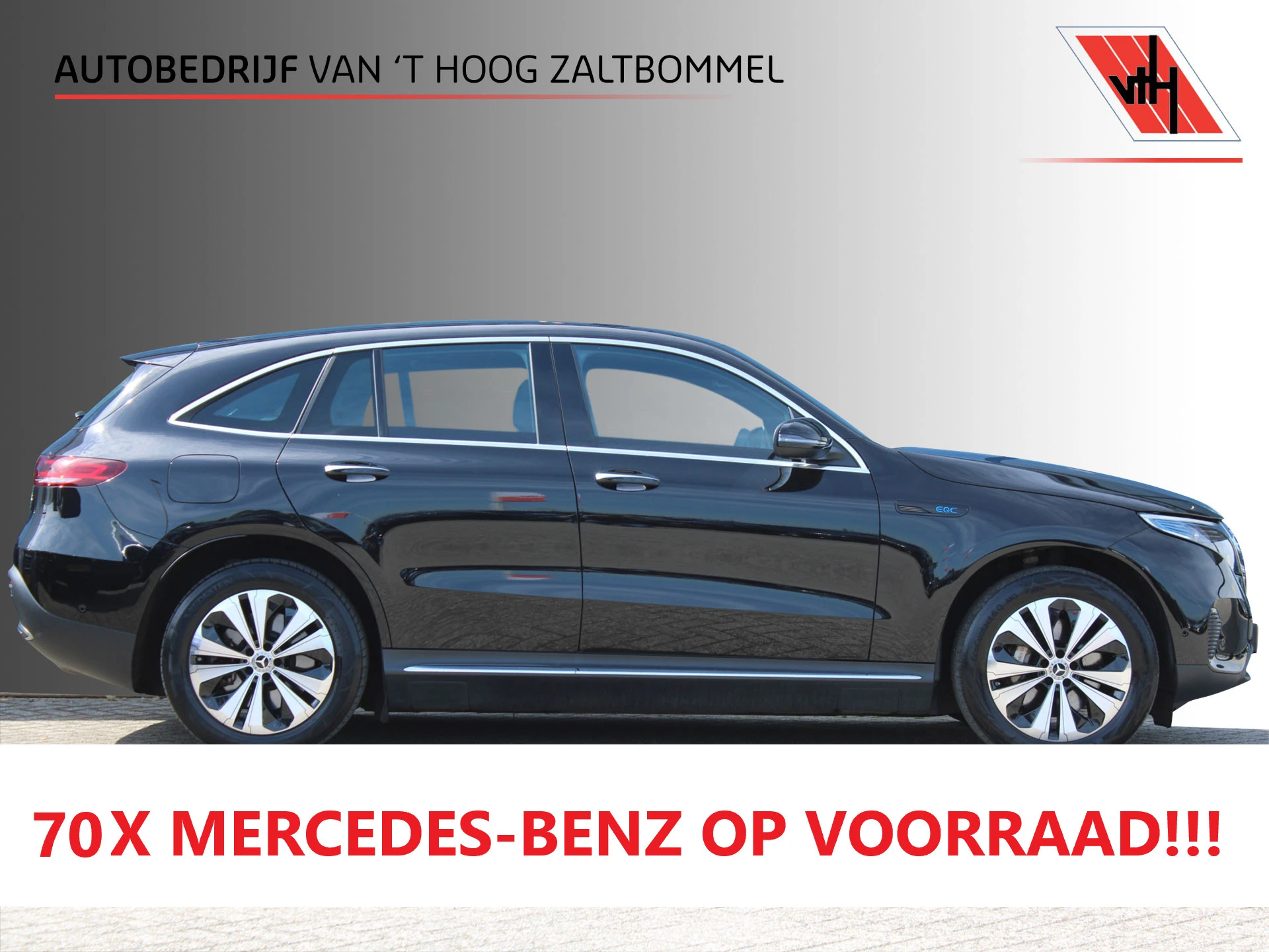 Mercedes-Benz EQC 2021 - 400 4MATIC Business Solution 80 kWh <<MARGE>> LEDER DISTRONIC KEY-LESS GO afbeelding 1