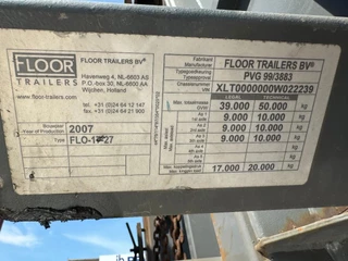 Floor N/A 2007 - Floor 3 AXLE,6 M EXTENDABLE, WIELKUIP obrazek 21