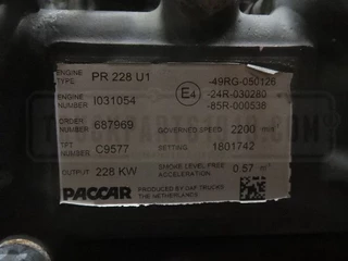 Diversen N/A - 1821694 Motor DAF PR228 U1 Euro5 image 3